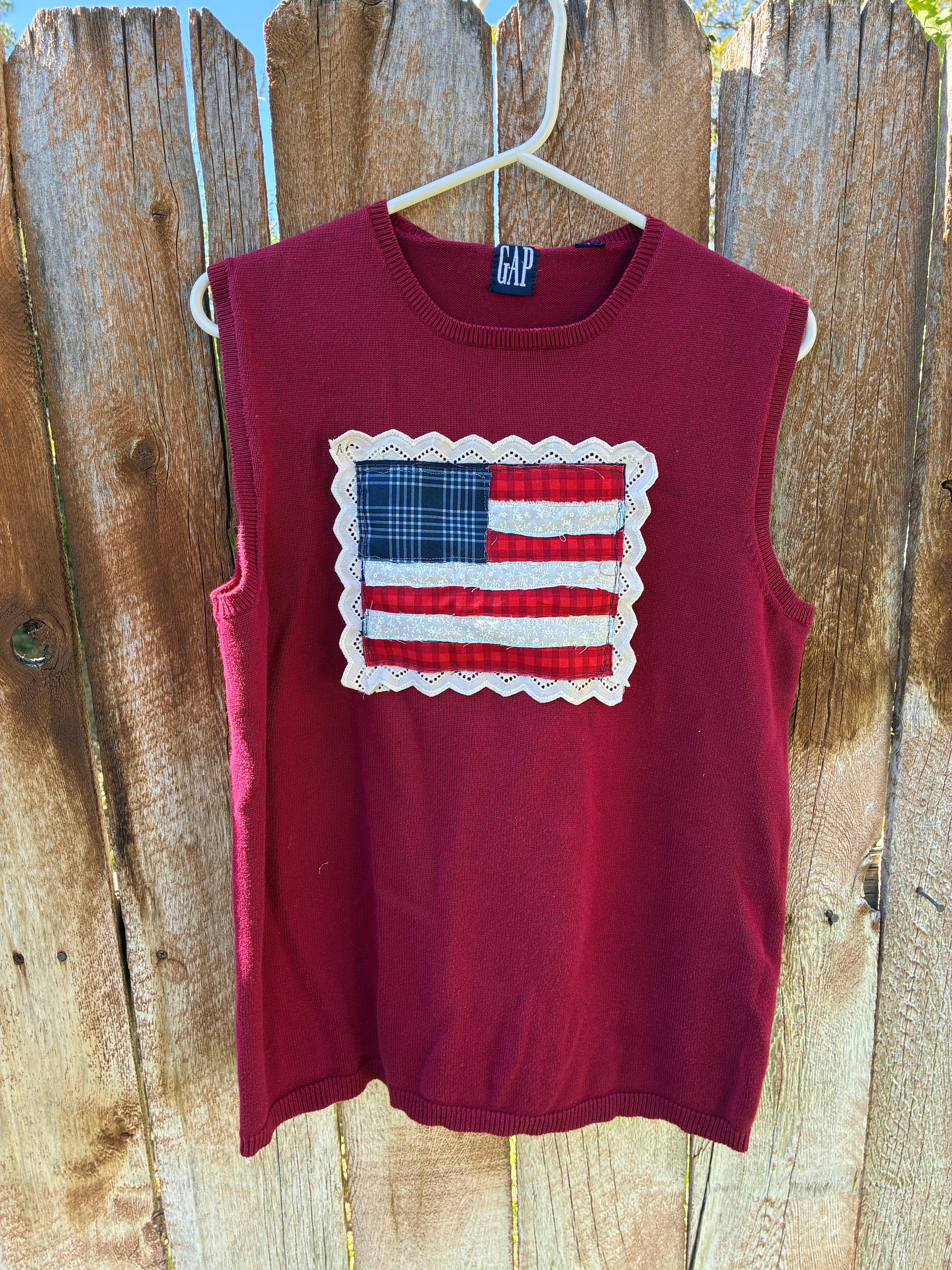 American Flag Tank Top